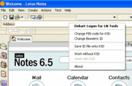 Dekart Logon for Lotus Notes screenshot